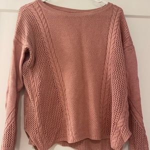Cute pink sweater from American Eagle